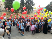 بالصور: فعاليات يوم الحذر على الطرق في مدرسة الزهراء الابتدائية بيافا